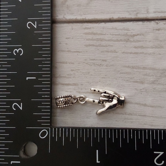 I LOVE YOU Charm Will FIT Pandora and other European Systems or Pen - Picture 2 of 6